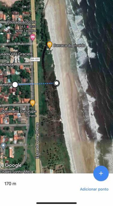 Casa A 170M Da Praia Com Vista Para O Mar 일례우스 외부 사진
